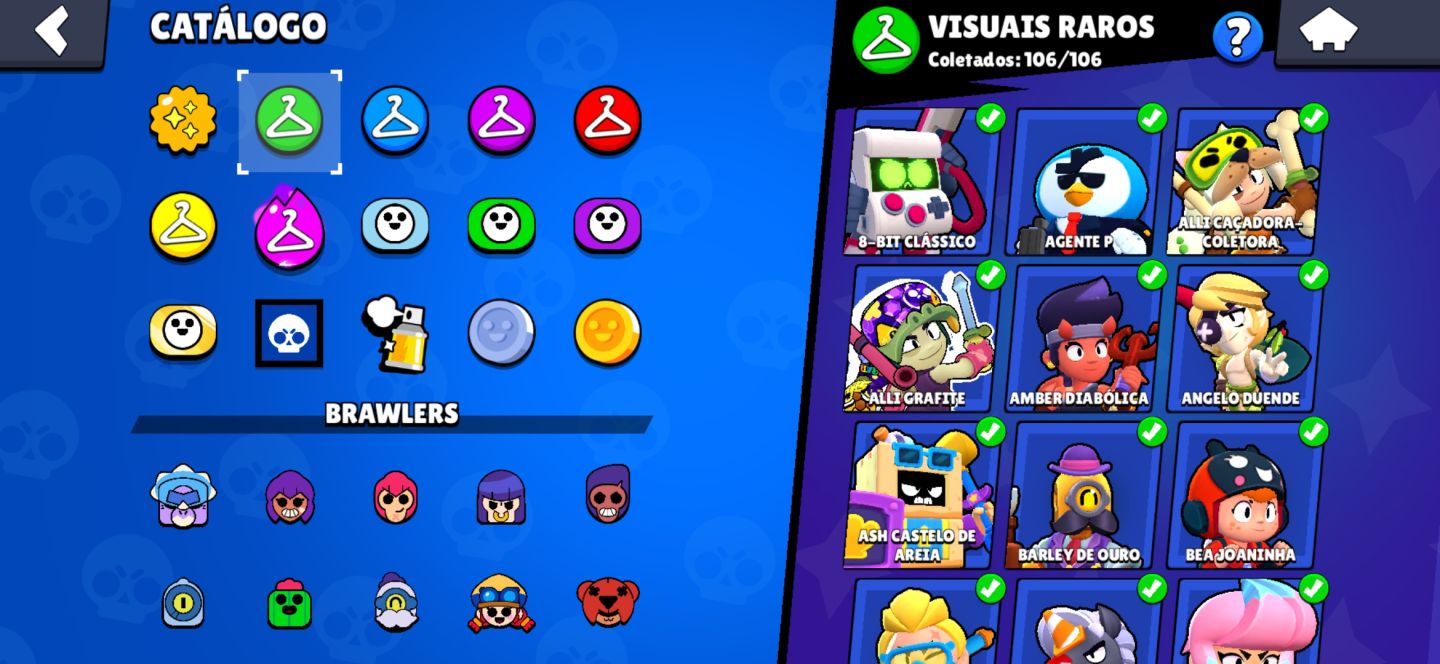Conta de Brawl stars com todos os brawlers e full hipercaga e todos os buffet