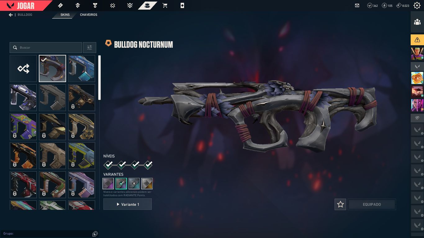 CONTA VALORANT | DONO ORIGINAL | COLEÇÃO DE SKINS