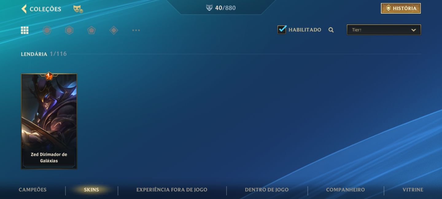 Conta Wild Rift (Focada em ZED e AKALI.)