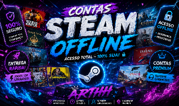JOGOS PARA PC - CONTA STEAM OFFLINE | JOGOS RECÉM LANÇADOS | [MAIS BARATO!]