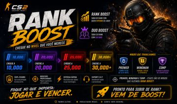 ELOJOB CS2 | PREMIER, COMP & WINGMAN | SOLO BOOST E DUO BOOST