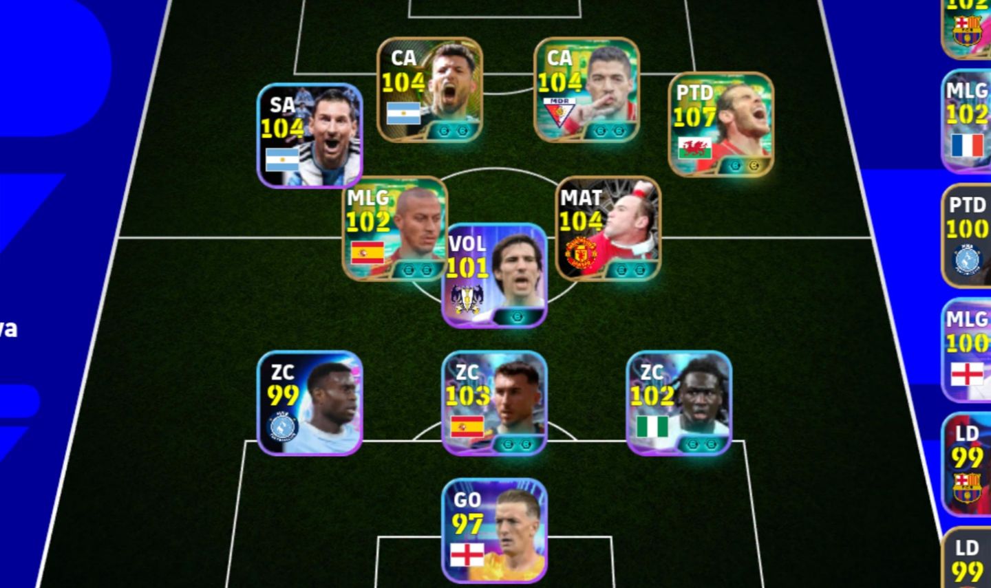 Conta com bale,aguero,Roney, apenas Konami id limpar de tudo