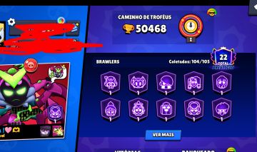 Conta de brawl meta,com todos os brawlers,20k de moedas