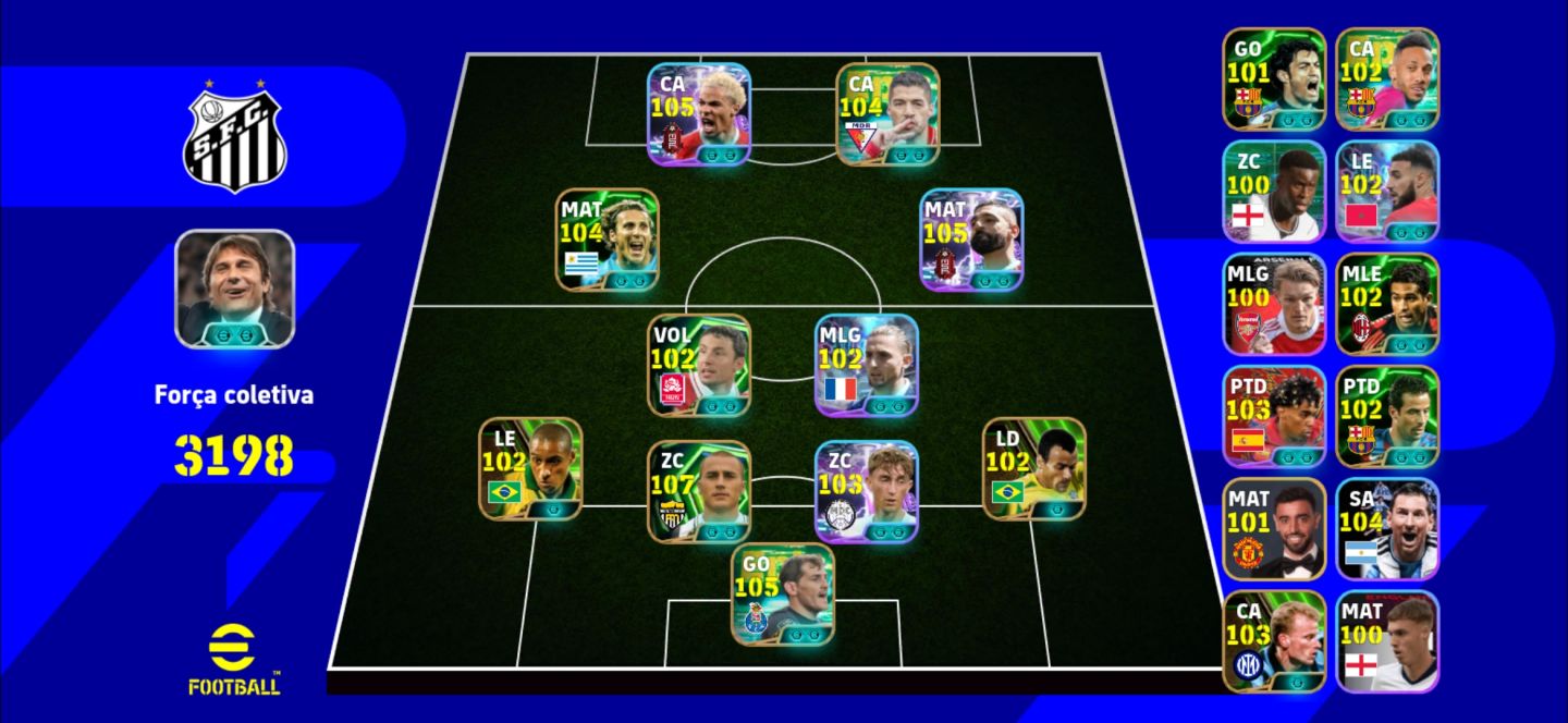 CONTA DE EFOOTBALL MOBILE 2027!