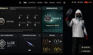 PUBG PLUS+ | LEVEL 619+ | 3.900 GCOINS | SMOKE ROSA | ENTREGA AUTOMÁTICA