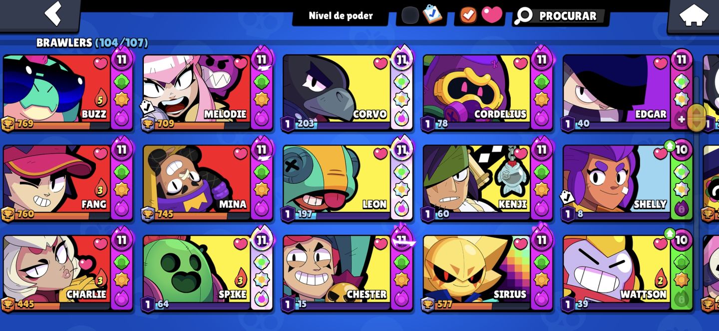 Conta de Brawl Stars Upada no precinho! Compre antes que esgote!!!