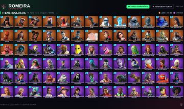 Conta Fortnite 174 Skins Full Acesso