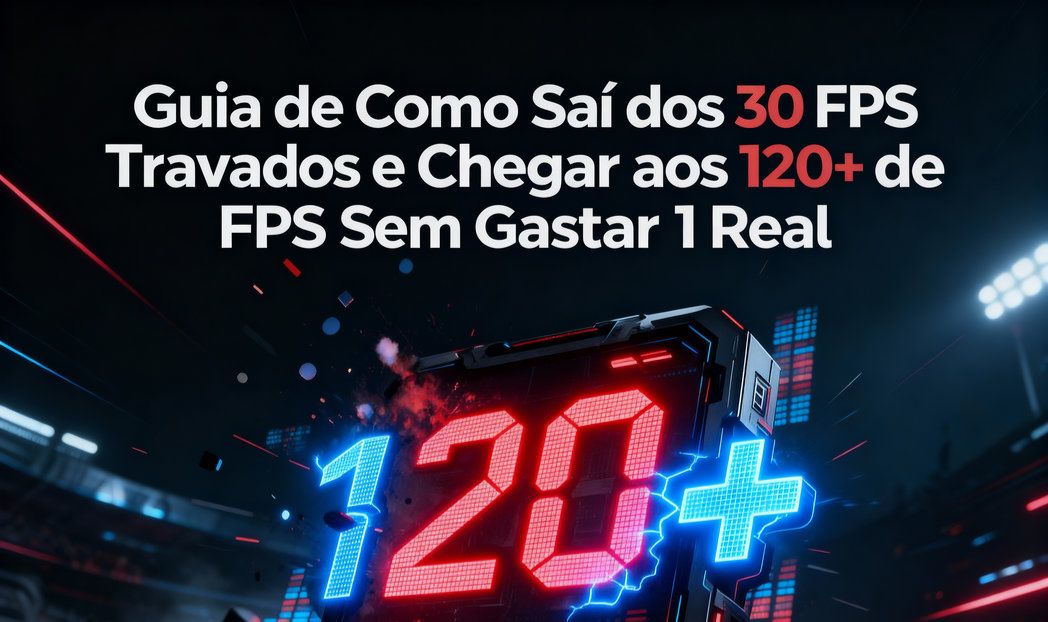 Guia de Como Saí dos 30 FPS Travados e Chegar aos 120+ de FPS Sem Gastar 1 Real
