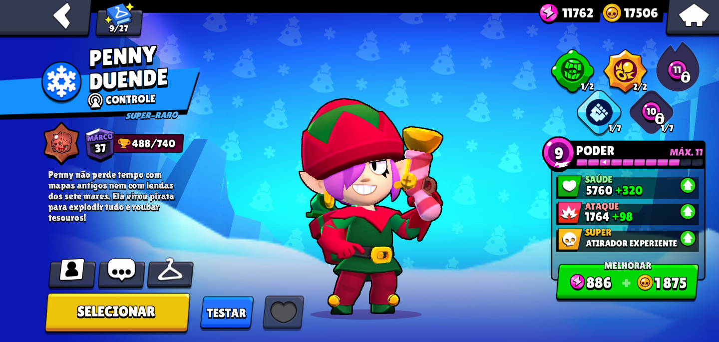CONTA DE BRAWL STARS ANTIGA DE 2018