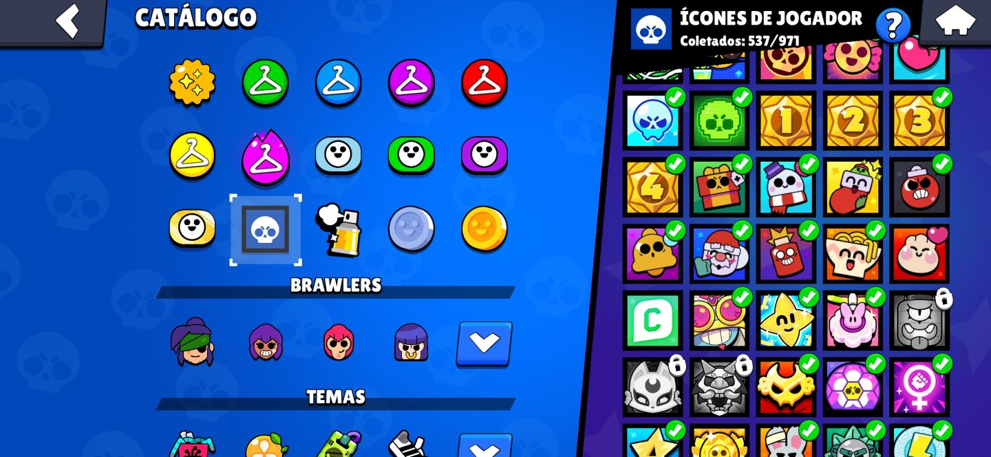 CONTA BRAWL STARS FULL || 71K TROF || TDS BRAWLERS, HIPER, BUFFIES || 300+ SKINS