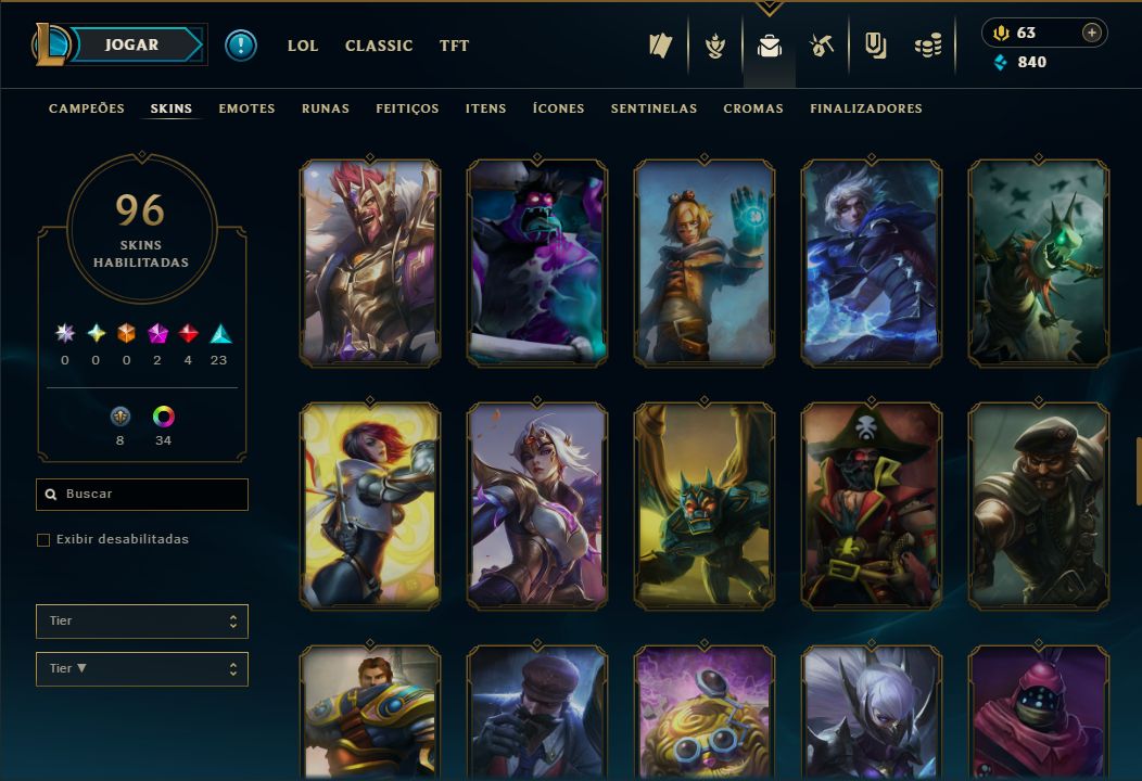 LENDÁRIA LEE SIN PUNHOS DIVINOS + [100 SKINS HABILITADAS] + PLATINA 1 SOLO/FLEX