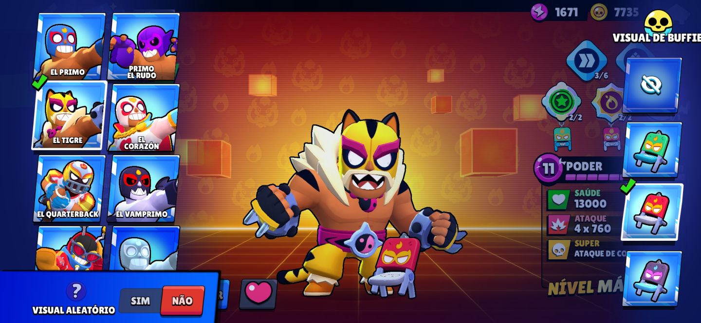 CONTA BRAWL STARS TOP