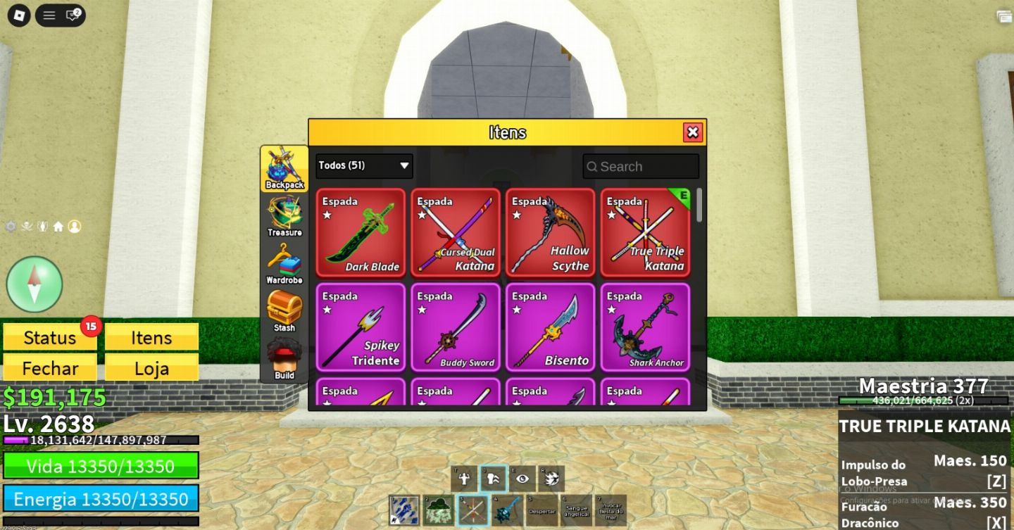 Conta Full Itens,cdk,ttk,dark blade e muito mais!!