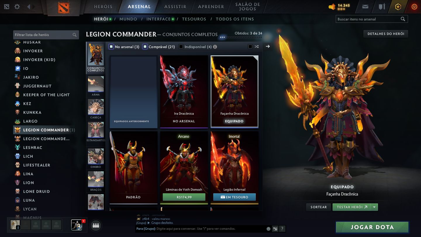 CONTA ARCONTE 3 - DOTA 2 2k.708 MMR - 8.181/8.181 BEHAVIOR