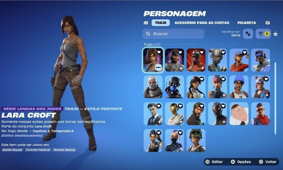 Conta fortnite mais de 210 skins