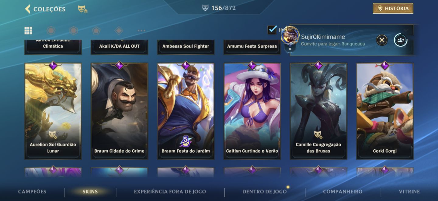 Conta wild rift + lol pc indo com conta tft de brinde