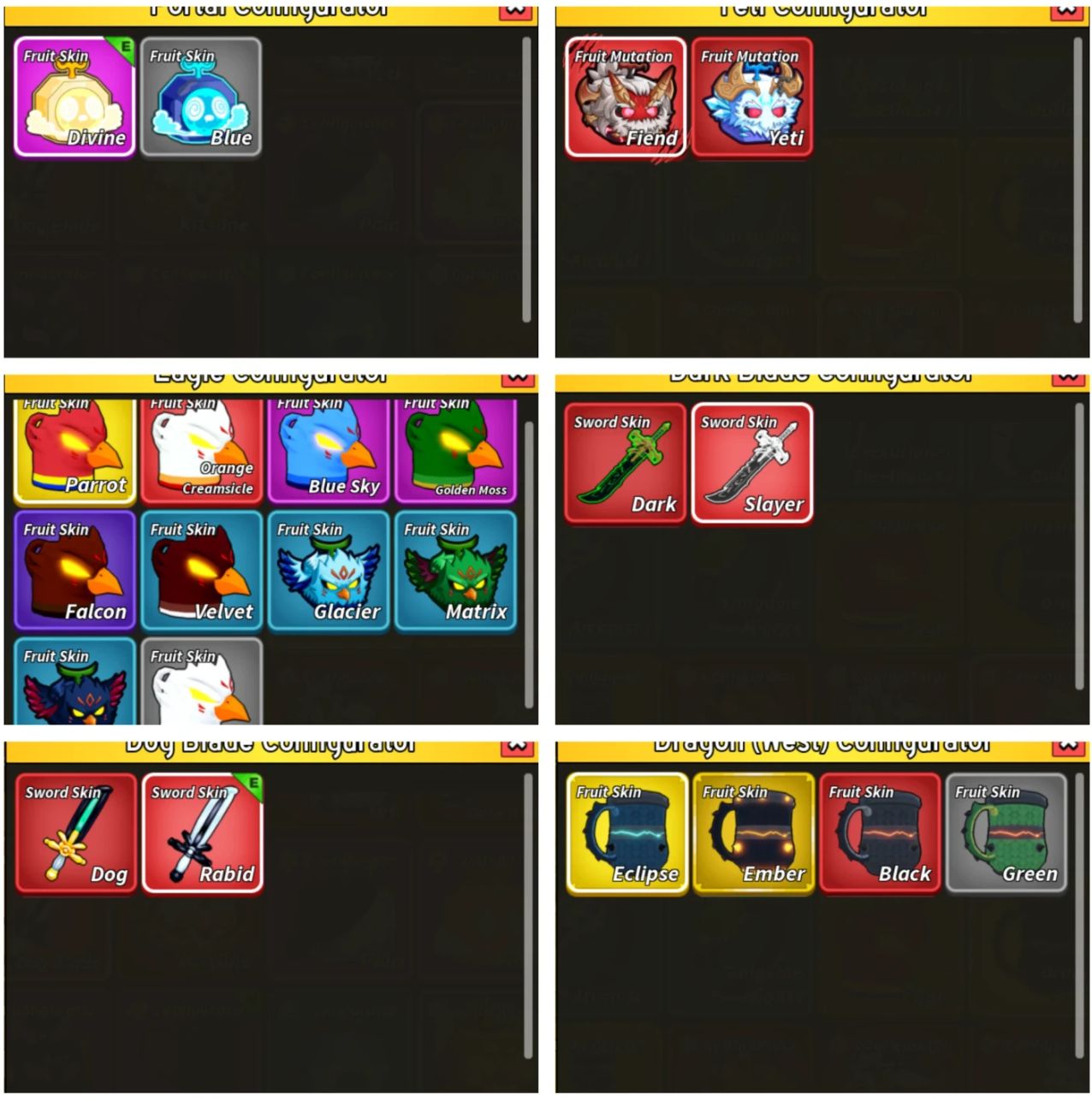 CONTA BLOX FRUITS ENDGAME SUPREMA / ULTIMATE COLECIONADOR ( Negociável )