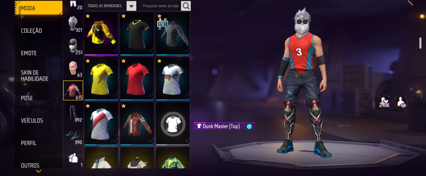 Conta de free fire rara e antiga