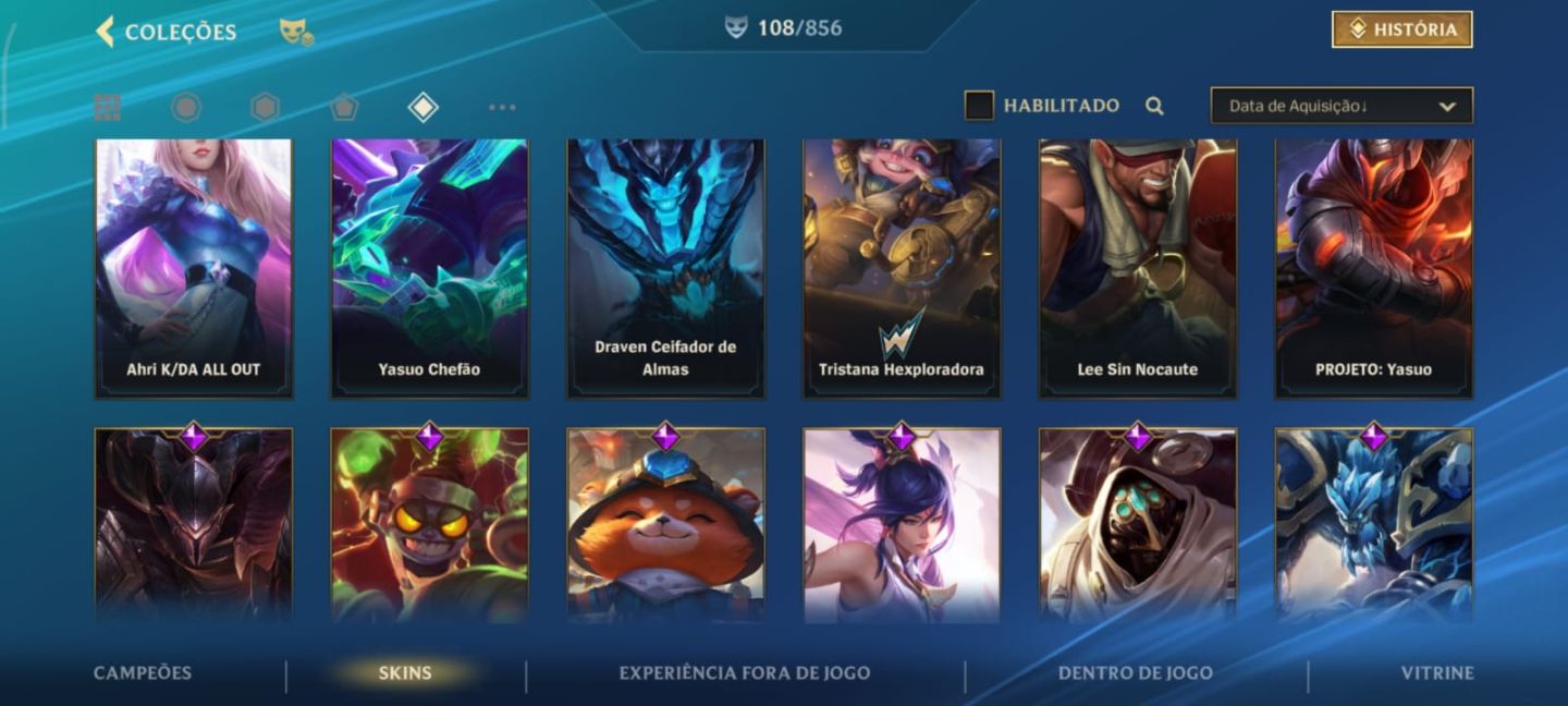 WILD RIFT ELO | EX-DESAFIANTE | TOP 100 YASUO | 108 SKINS | GLORIOSAS S1-S4