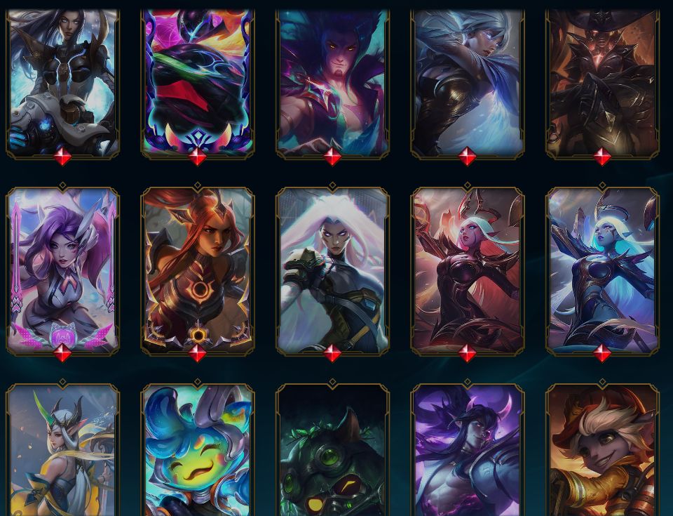 Conta Lol Br 600 Skins Ahri Lenda Imortalizada Nível 1087