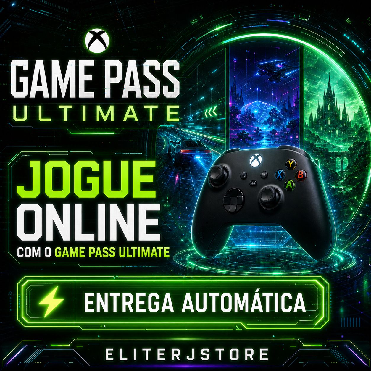 XBOX GAMEPASS ULTIMATE [TODOS OS DISPOSITIVOS] + 500 JOGOS DO CATÁLOGO ULTIMATE