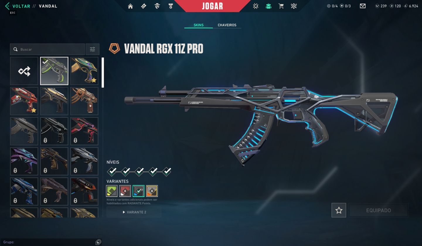 CONTA VALORANT 700 REAIS GASTOS, SKINS DE VANDAL e muito mais, passes tbm!