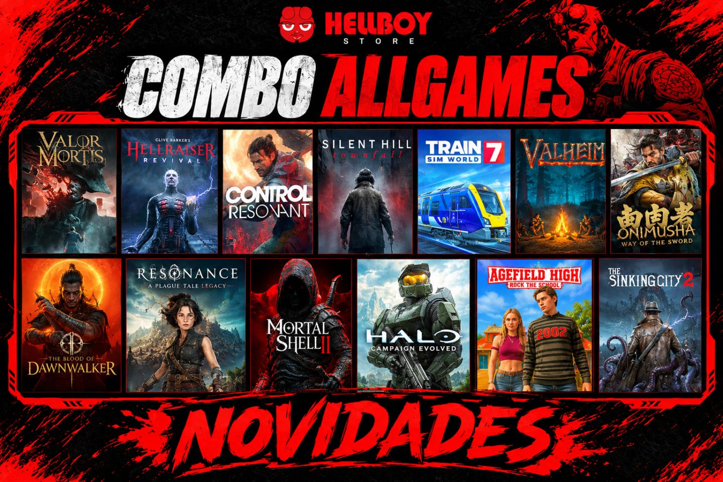 [JOGOS STEAM] COMBO ALL GAMES, JOGOS OFFLINE LANÇAMENTOS [ENTREGA AUTOMÁTICA]