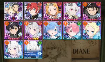 Conta C/2 Colabs (Fire Force, Re:Zero)