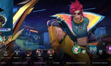 Conta Wild Rift antiga com mais de 100 skins, rank mestre III