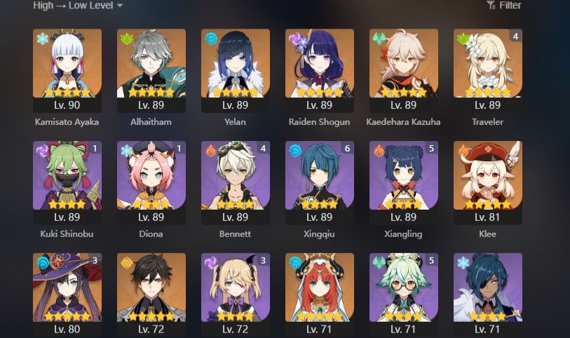 Genshin AR56 (Asia) + ZZZ Nv 54 (América) | Top Meta | Acesso Total