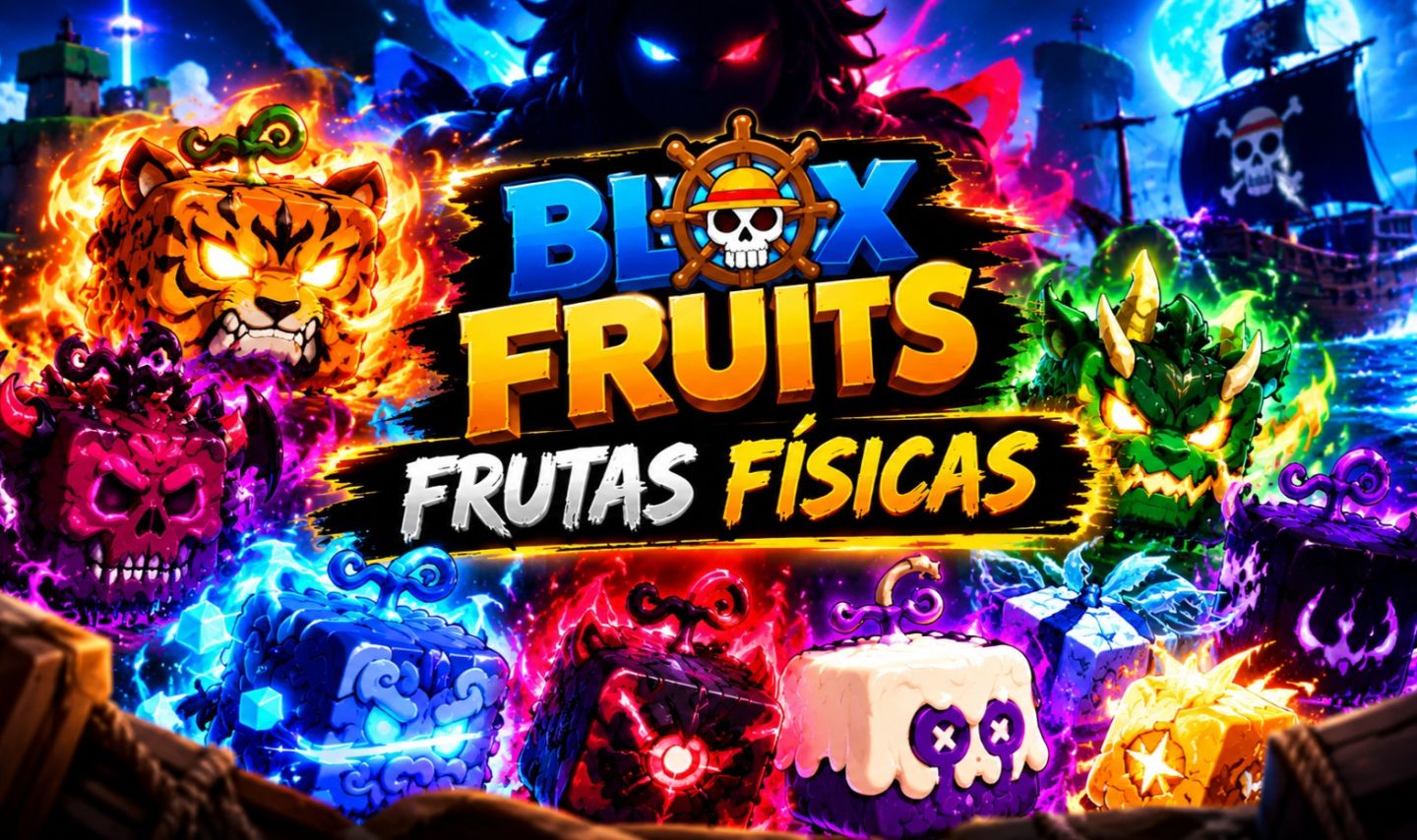 Frutas Físicas Blox Fruits - Dragon , Control, Dough, Tiger....