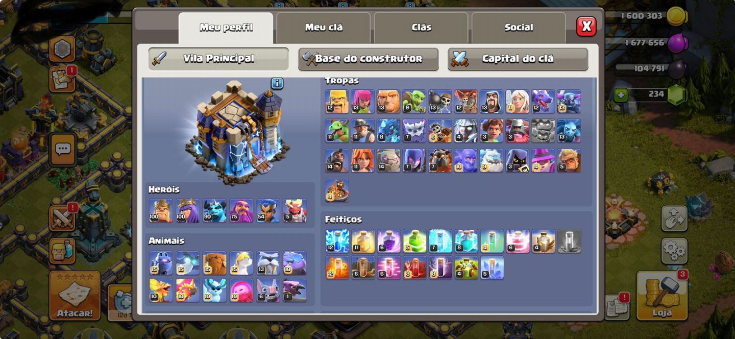 Vila do clash of cland cv 18
