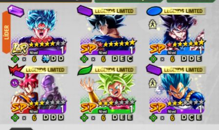 DRAGON BALL LEGENDS LVL 155, LR GOKU KAIOKEN + LFS ESTRELADOS
