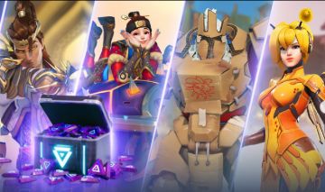 PACOTE OVERWATCH 2 COM 6 SKINS + 30 PRISMAS MITICOS (NA SUA CONTA)