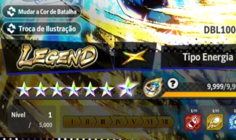 Dragon ball legends, Legend Vegeta 14 estrelas + 35 Mil Cristais (Android)