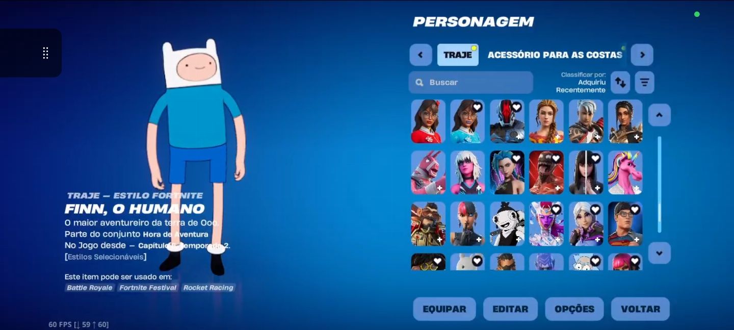 Conta fortnite skin rara