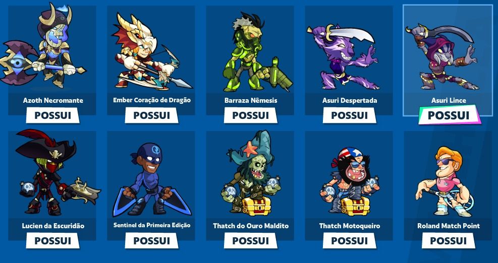 CONTA STEAM DE BRAWLHALLA COM MAIS DE 2000 GASTO E 12 PASSES E MUITOS JOGOS