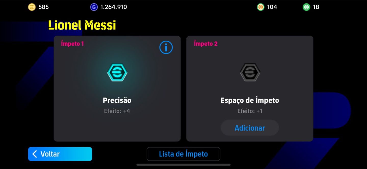 [MAIS BARATO] Conta iniciante full Efootball Mobile