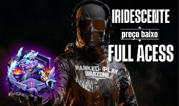 IRIDESCENTE S4 | VERIFICADA + RANQUEADA HIGH ELO + ARMAS META + 2 TROCAS DE NOME