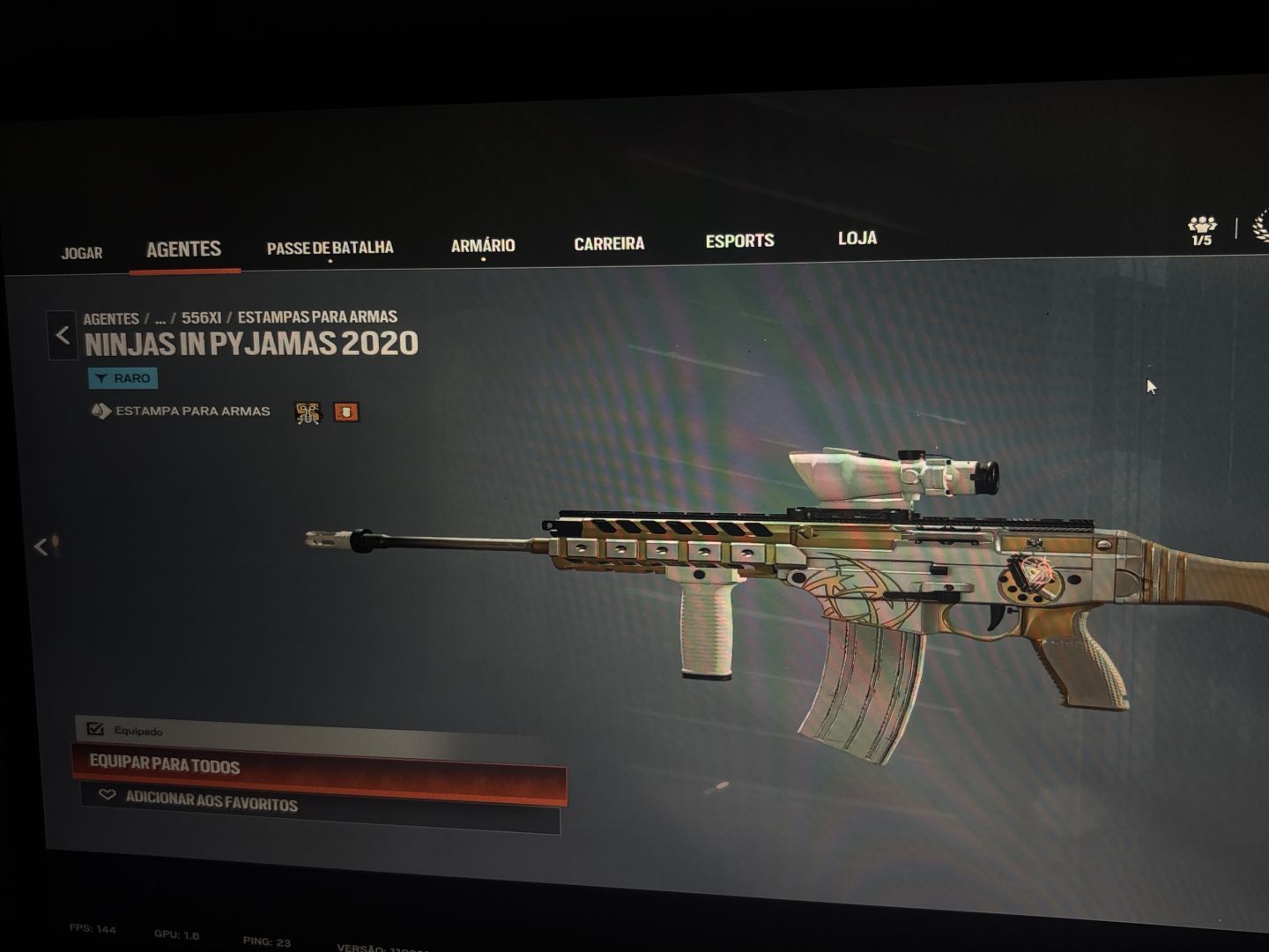Conta high level rainbow six
