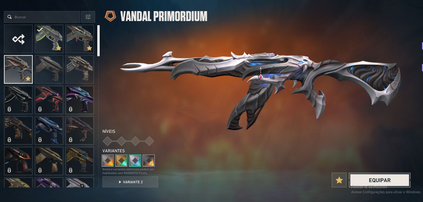 Conta VALORANT Ex IMORTAL COM VARIAS SKINS