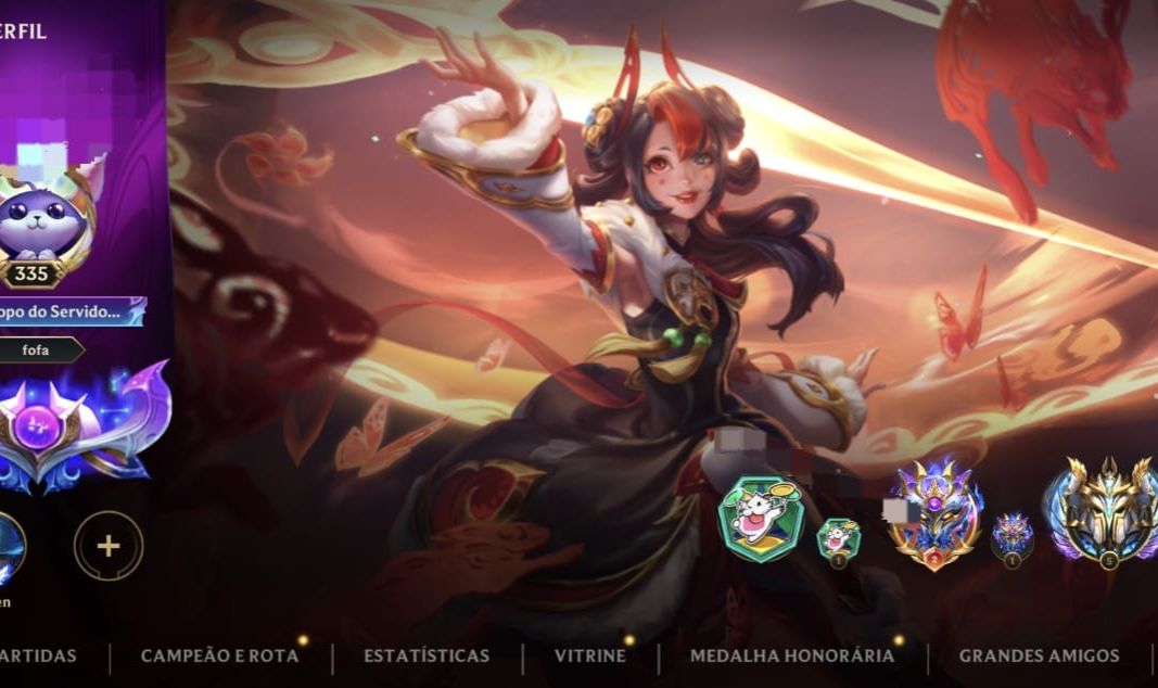 CONTA WILD RIFT TOP 1 GWEN MONARCA E LENDA 400 SKINS MUITO RARA