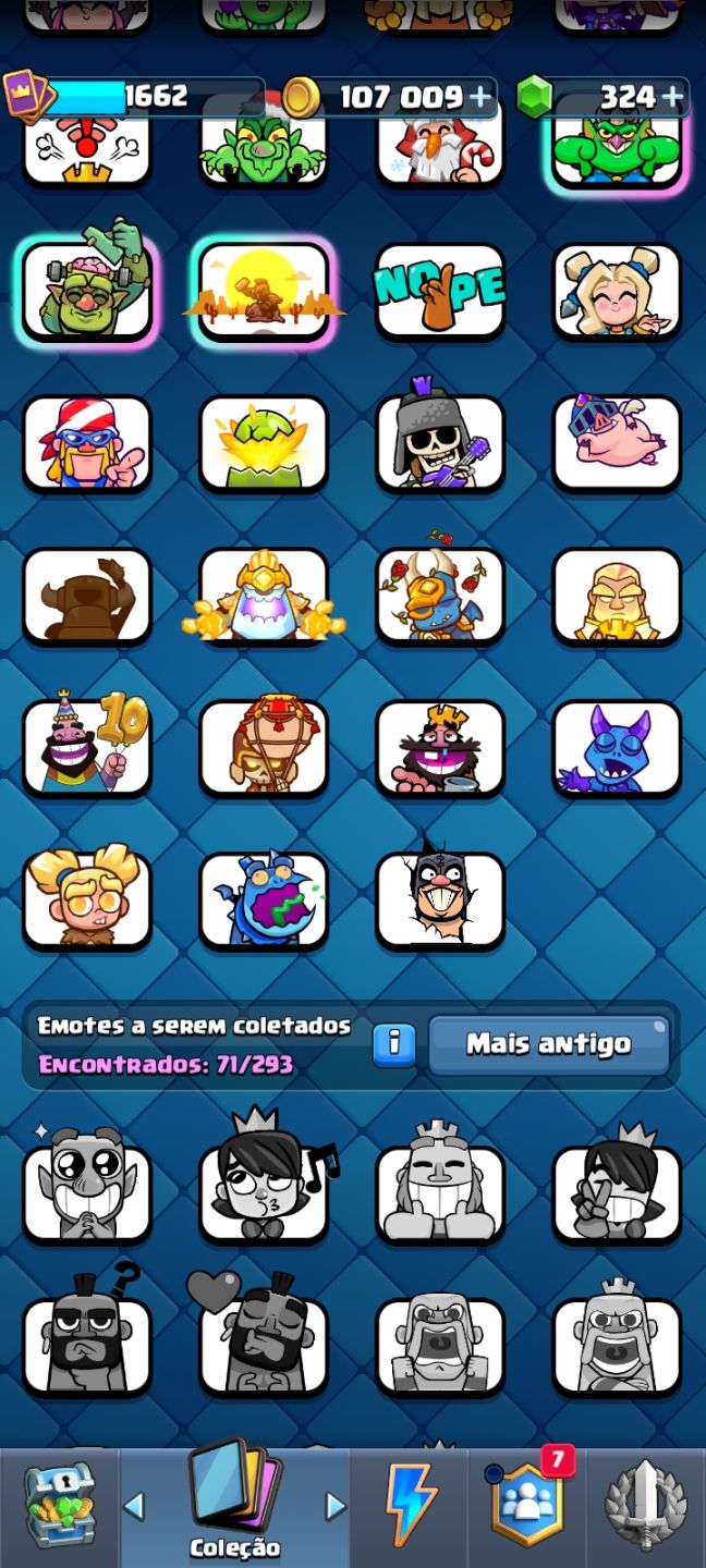 Conta braba de Clash royale