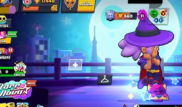 Conta brawl stars com Skina raras e conta de Clash Royale