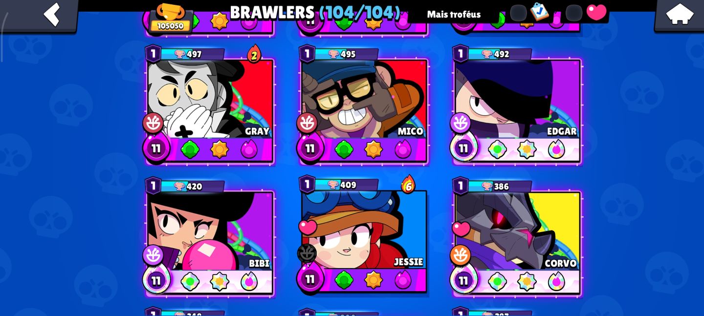 Conta braba e rara de Brawl stars!