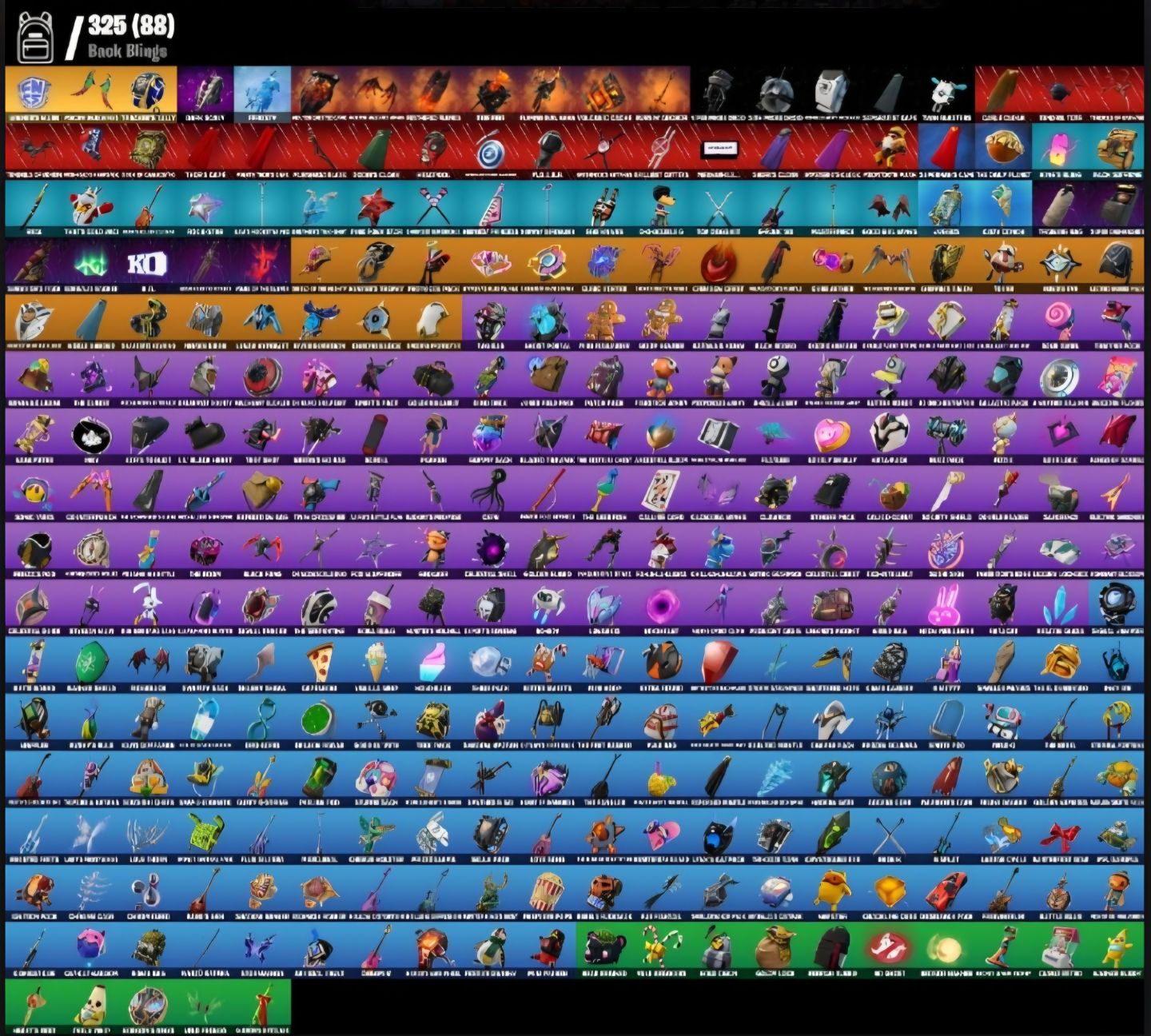 (REVENDA) Conta de Fortnite TRYHARD! [ 292 skins + 290 picaretas + 176 emotes ]