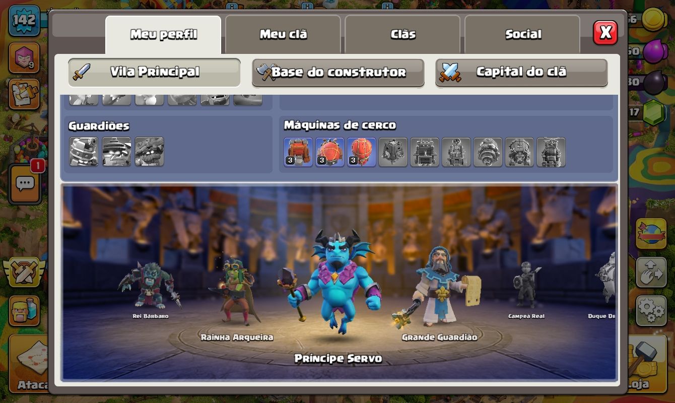 CV13 RECENTE | CV12 FULL | 6 SKINS + PAISAGEM | TH13 NEW / TH12 MAXED