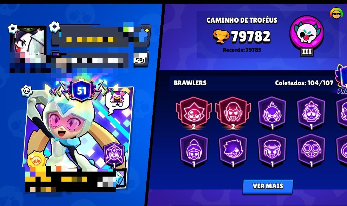 Conta brawl stars 80k upada + Recursos