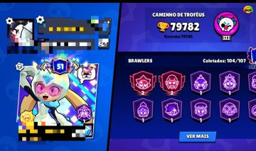 Conta brawl stars 80k upada + Recursos
