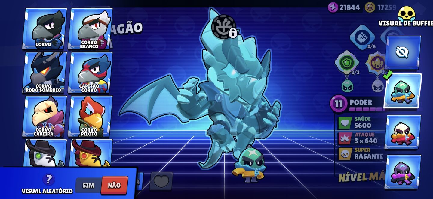 [PRA HOJE] CONTA BRAWL UPADA/SKINS RARAS, 60K, 102 BRAWLERS, CONTA MUITO ANTIGA